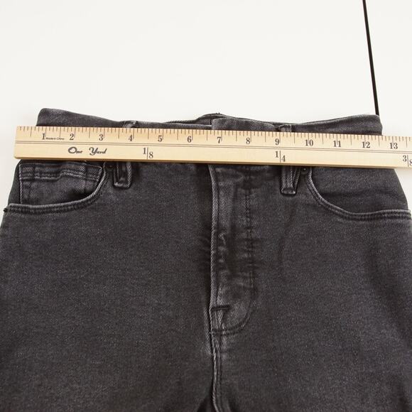 Good American Good Classic Black162 Boot Cut Stretch Jeans Sz 2 / 26 - Picture 5 of 10